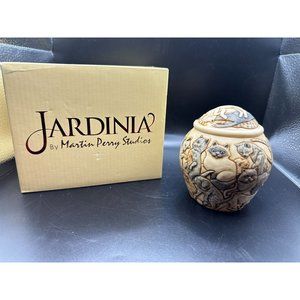 Vintage Jardinia Harmony Kingdom Cats Galore Lidded Trinket Jar Cat Kitty Urn